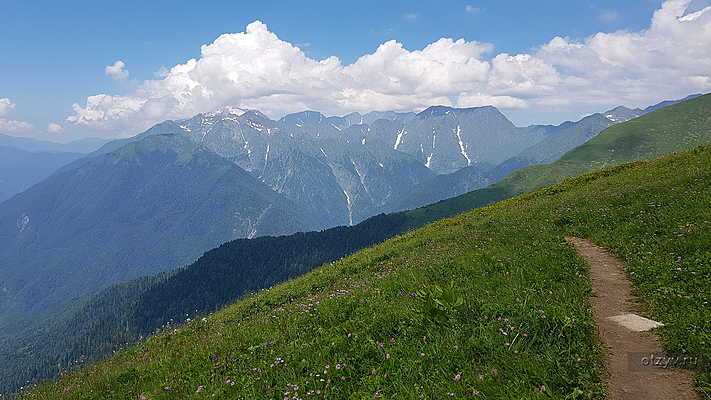 Маршрут на бзерпинский карниз через табунную