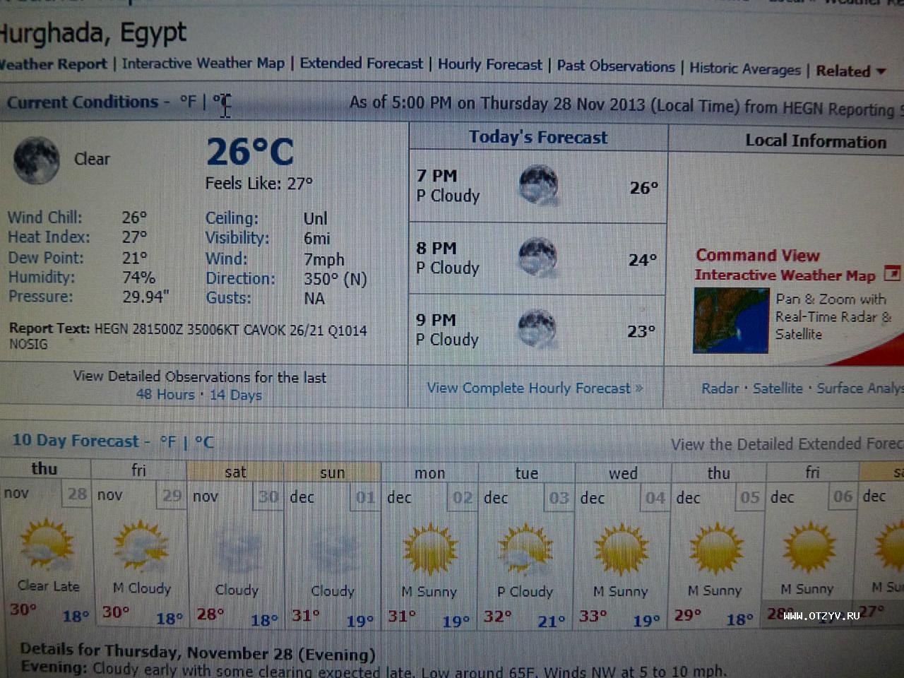 Погода в египте в сентябре