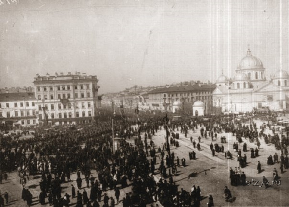 Площадь восстания 100 лет назад