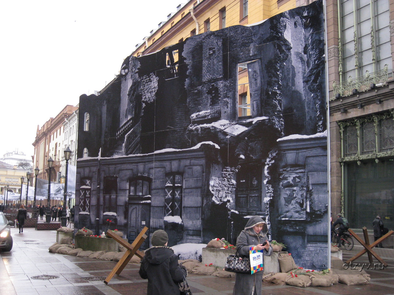 Блокадный Ленинград дворы