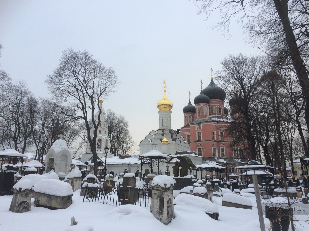 Донской монастырь зимой фото