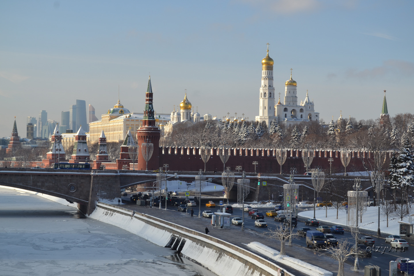 утренняя москва зимой