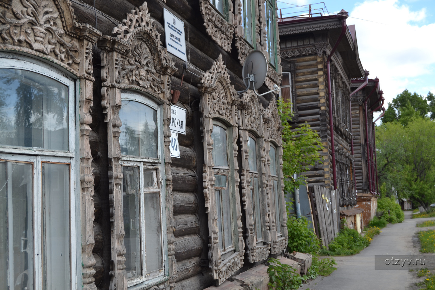 Томск деревянный дом Никитина 3