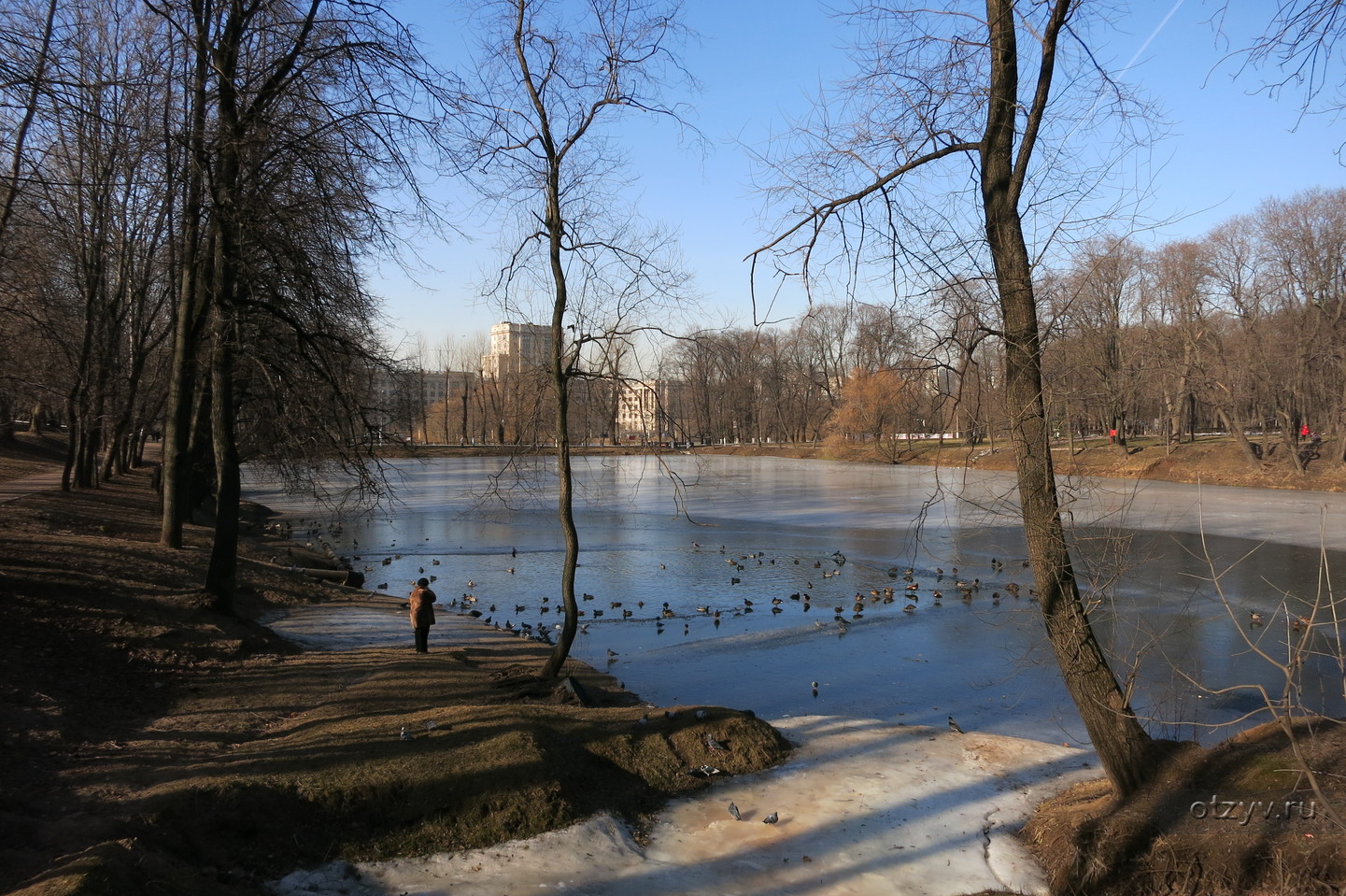 лефортовский парк зимой