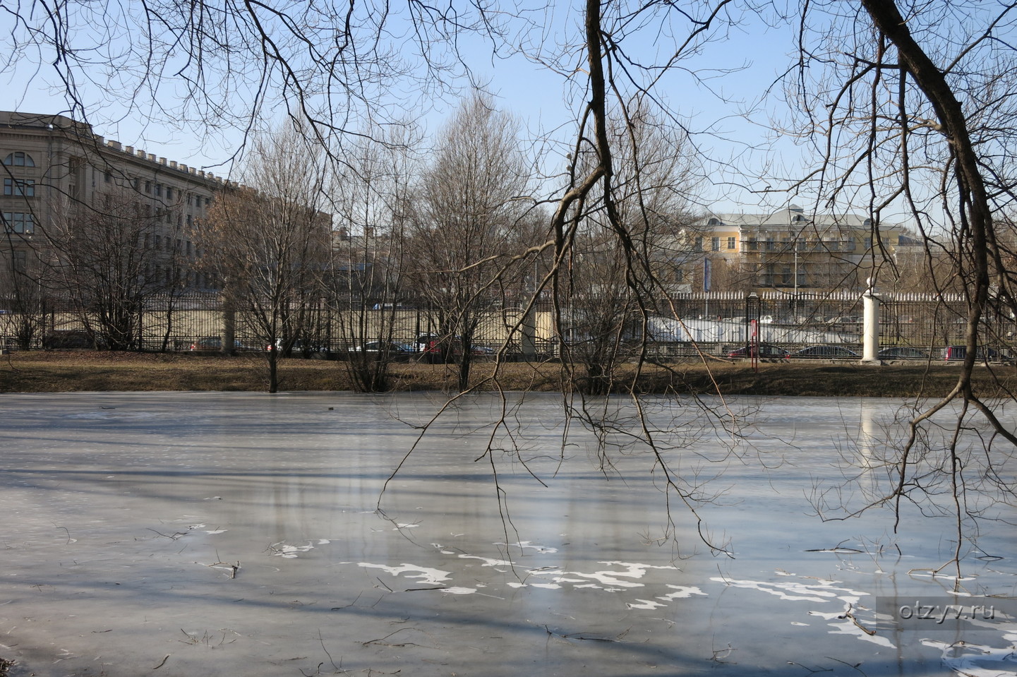 лефортовский парк зимой