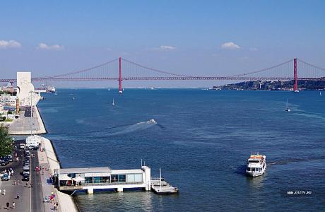 Мост 25 апреля через р. Тежу, Белем, Лиссабон