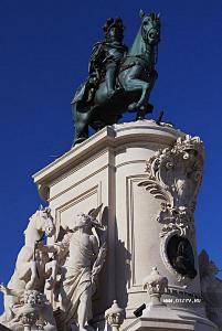 памятник Жозе I, пл. Комерсиу, Лиссабон