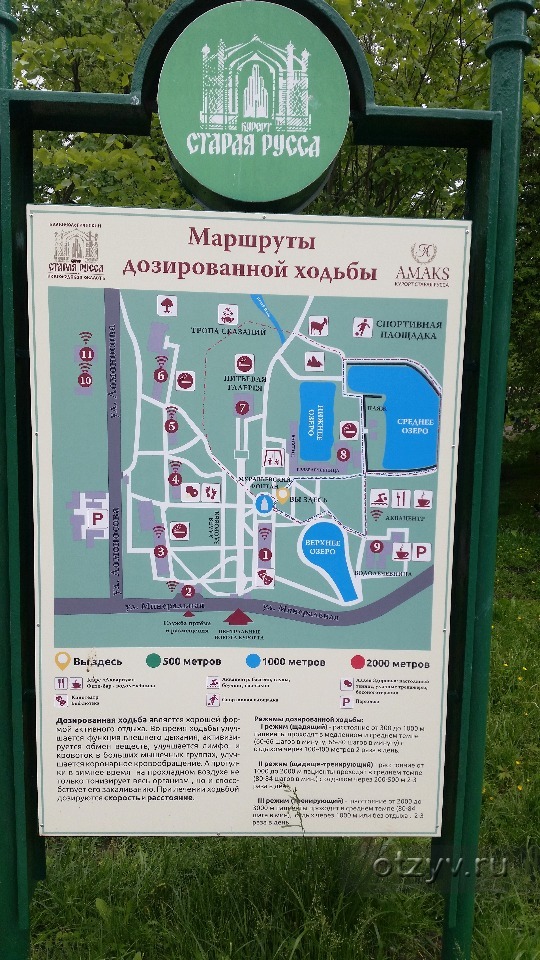 Санаторий старая русса план территории