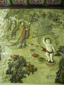 Монастырь Великого материнского милосердия, история Будды в картинах из нефрита