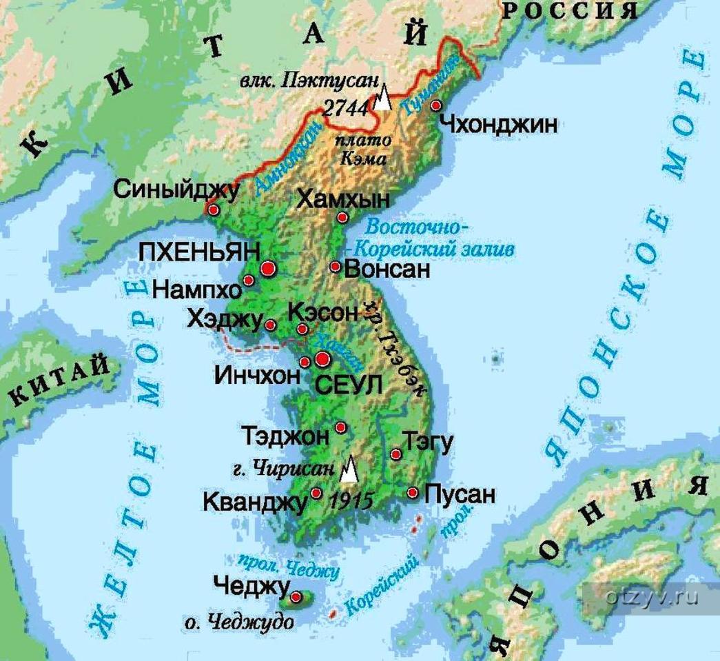 Где находится северный полуостров. Корейский полуостров на карте. Полуостров Корея на карте.