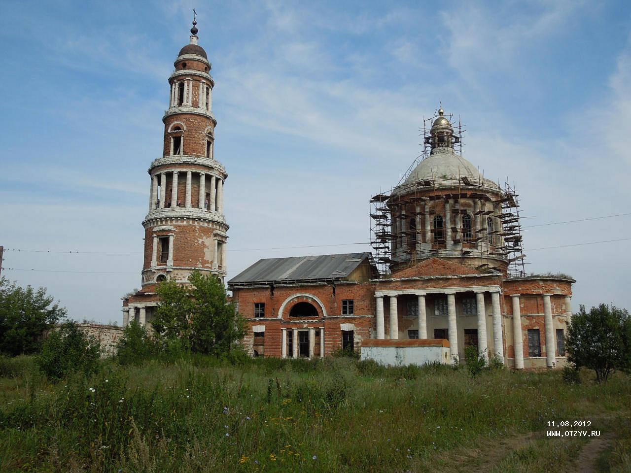 Церковь в Собчаково Рязанской области