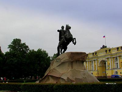 19.06.2014. Питер. Исаакиевская площадь. Памятник Петру I (Медный всадник) / Санкт-Петербург (18-22 июня 2014 г.). Часть 2. Романтик (Россия)