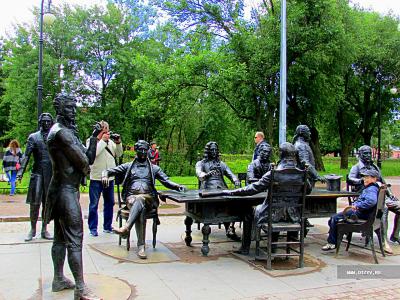 20.06.2014. Питер. "Мини-город" (Петербург в миниатюре) в Александровском парке / Санкт-Петербург (18-22 июня 2014 г.). Часть 2. Романтик (Россия)