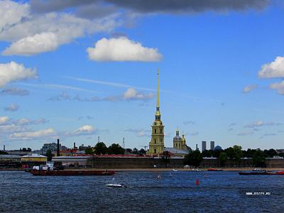 20.06.2014. Питер. Виды Питера с Дворцового моста / Санкт-Петербург (18-22 июня 2014 г.). Часть 2. Романтик (Россия)
