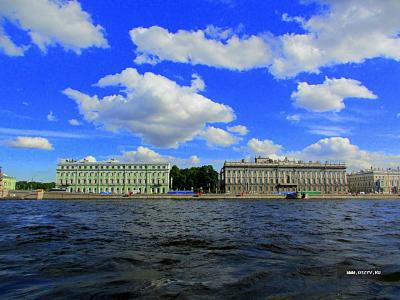 20.06.2014. Питер. Теплоходная прогулка с выходом в Финский залив. / Санкт-Петербург (18-22 июня 2014 г.). Часть 2. Романтик (Россия)
