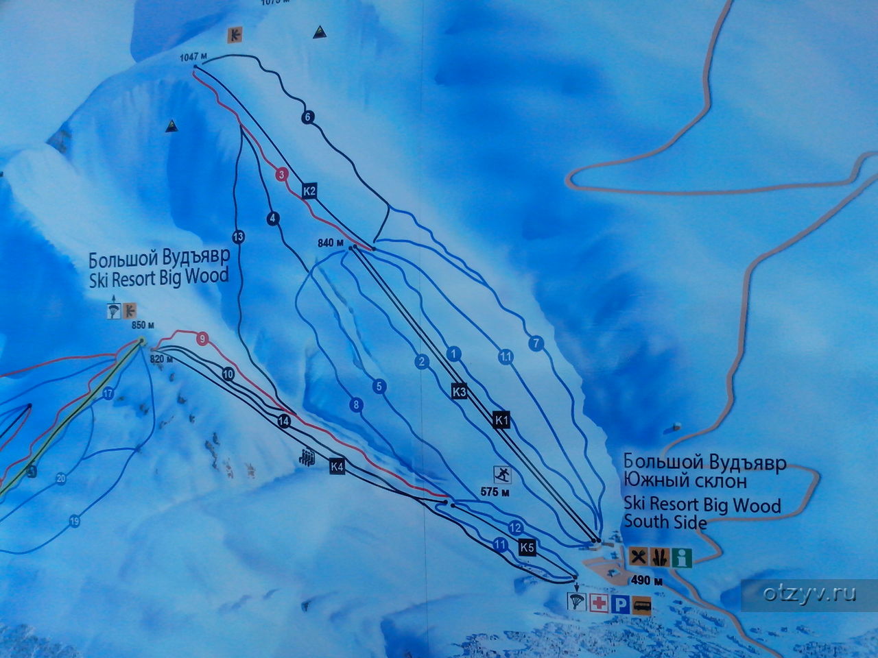 Большой вудъявр горнолыжный курорт схема трасс