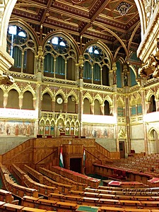 Зал заседаний в Парламенте
