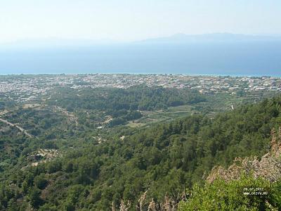 Вид со смотровой площадки горы Филеримос.