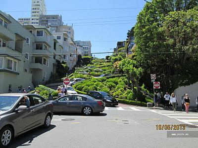 Сан-Франциско. Улица Ломбард стрит (Lombard Street)