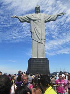 Рио-де-Жанейро. Статуя Христа на горе Корковадо