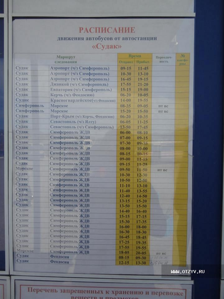 Сколько стоит билет на автобус симферополь