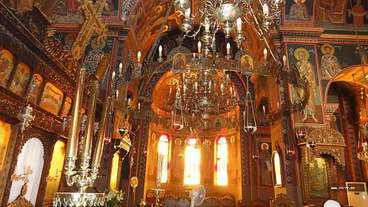 Храм монастыря Богородицы Каливьяни. / Монастырь Св.Пальяни, Гортина, Винзавод Захарьюдаки, Монастырь Богородицы Каливьяни, Матала