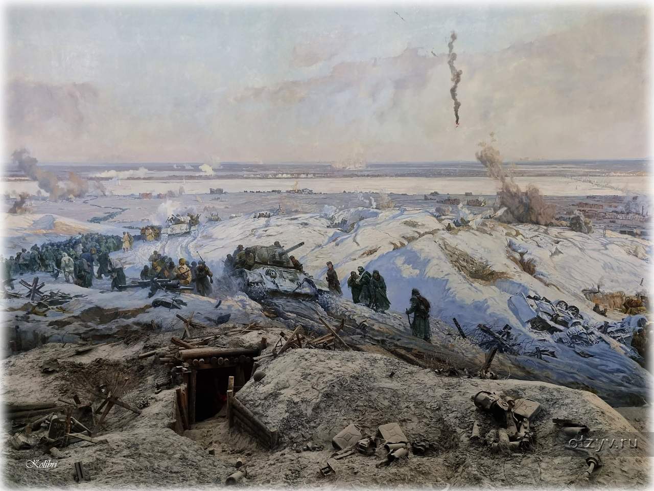 Сталинградская битва картины советских художников