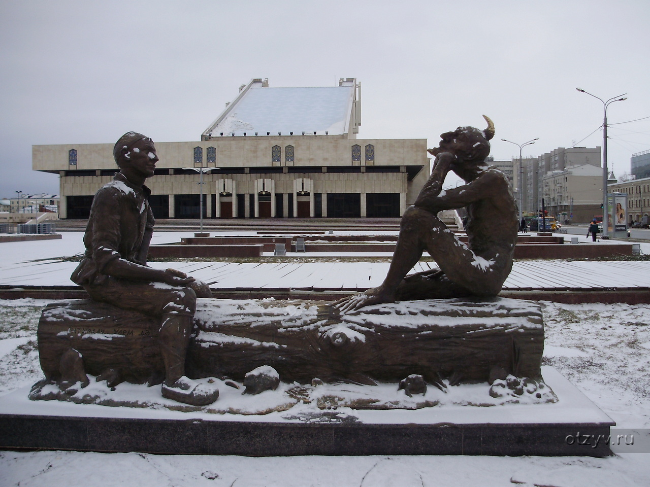 Театр Камала Казань зима
