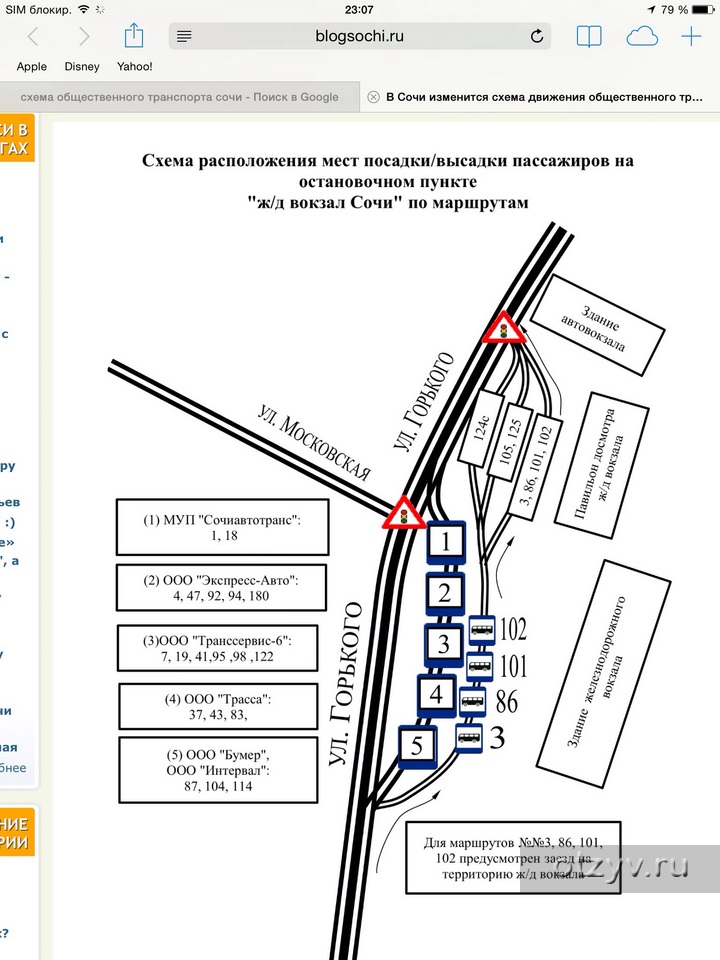 маршрутки адлера схема