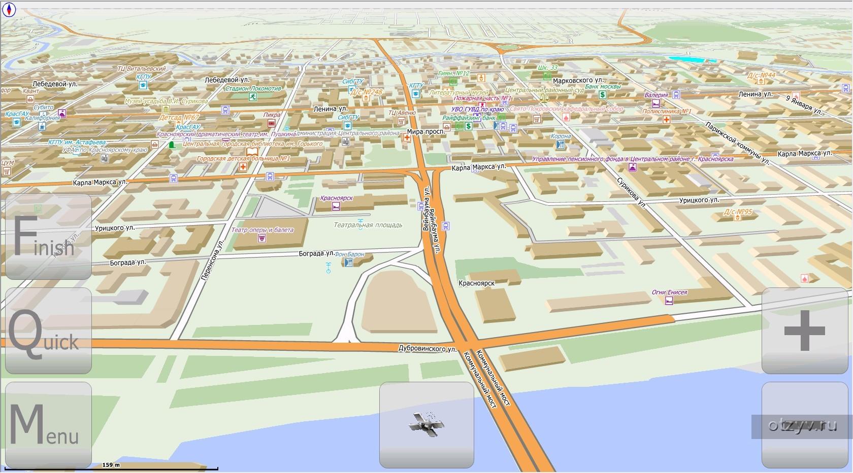 Назарово карта города с улицами