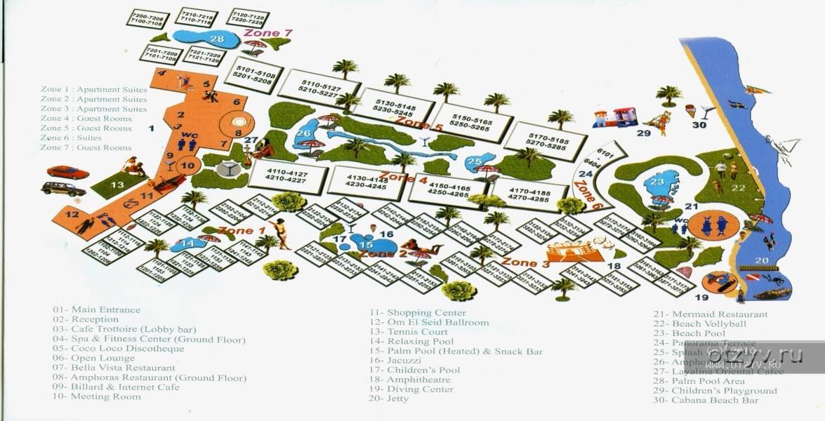 Карта отеля пирамиса шарм эль шейх