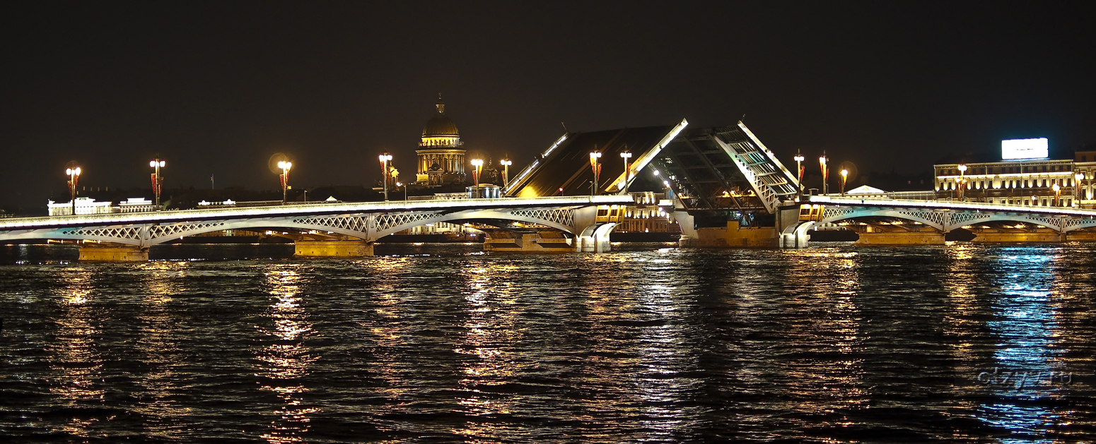 Как разводится мост александра невского