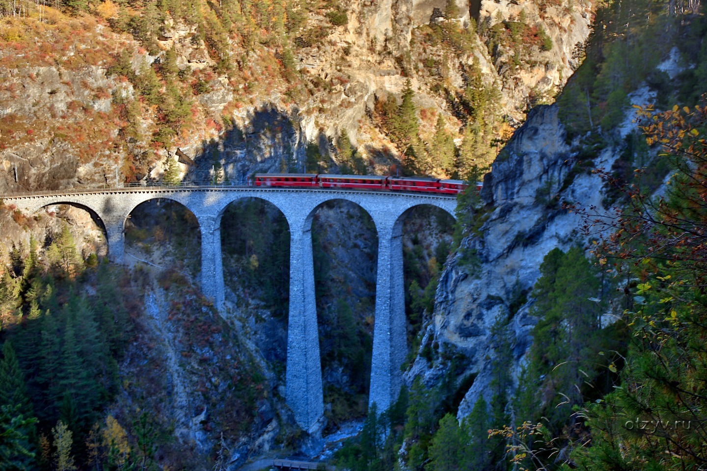 Landwasser Viaduct Швейцария