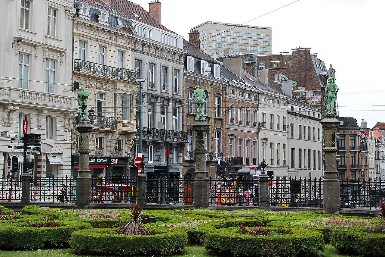 Брюссель улицы города