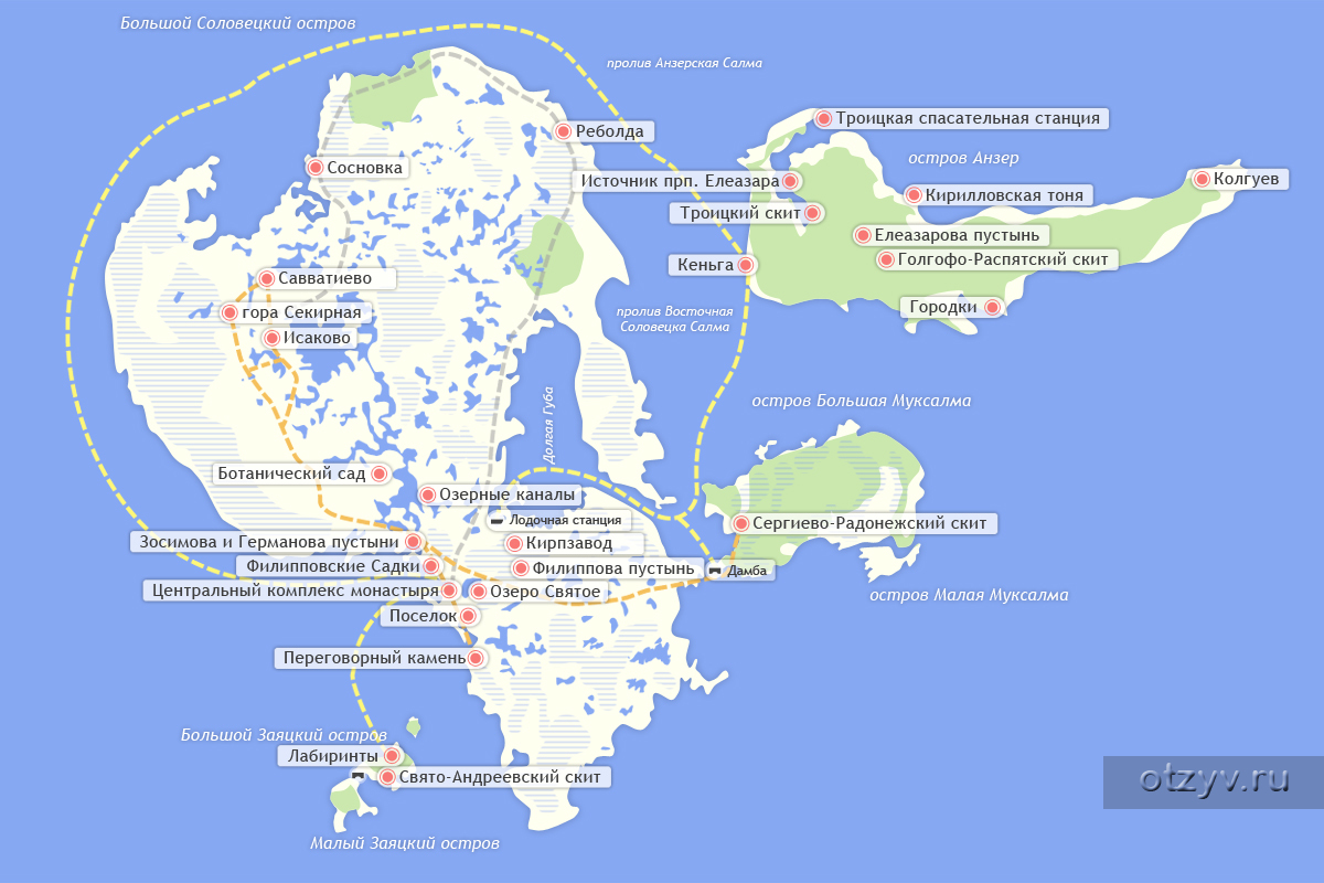 Карта россии соловки