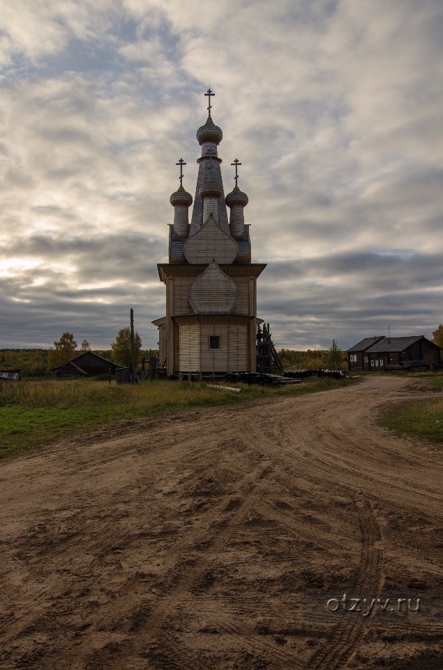 Деревня Кимжа Архангельской области храм Церковь