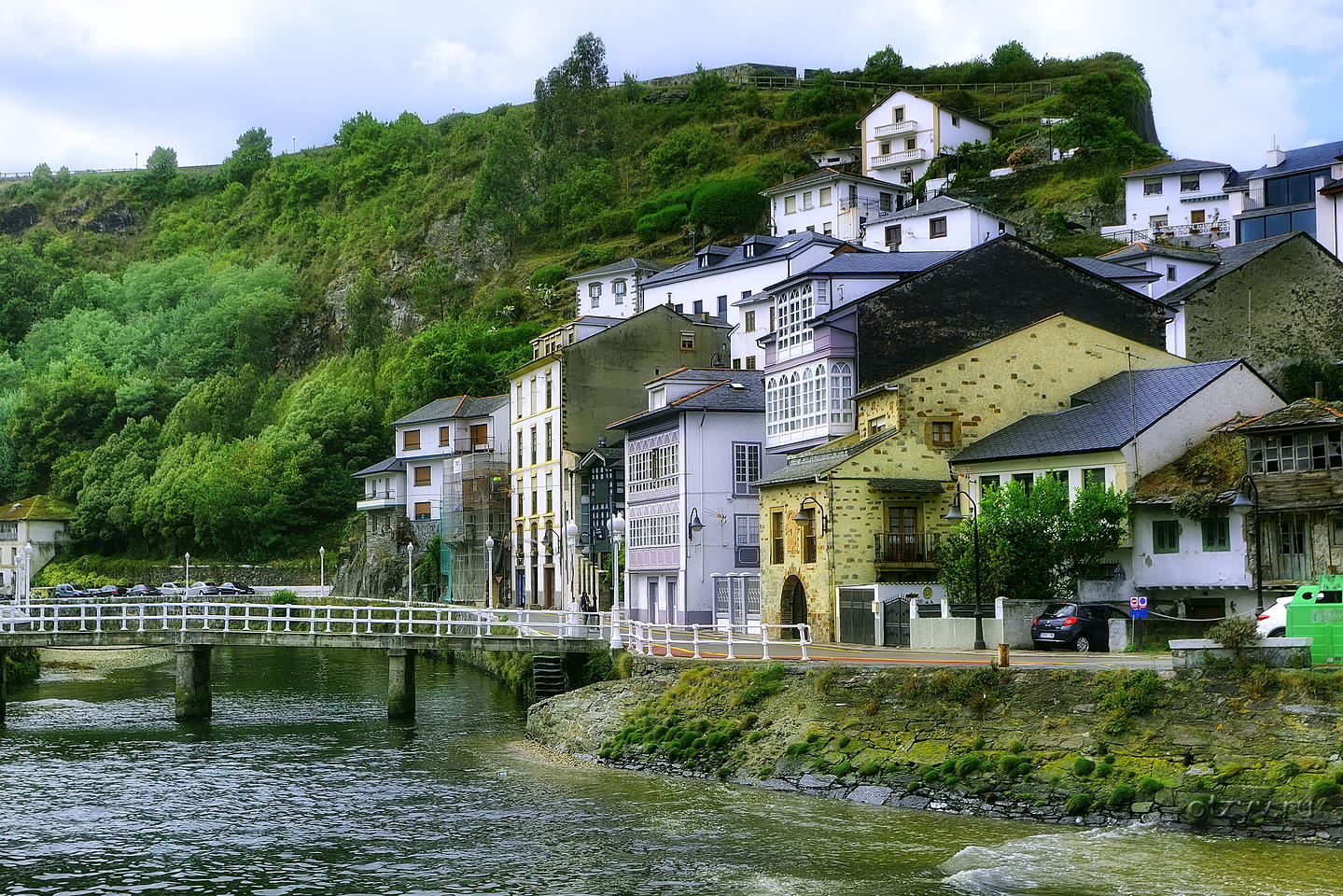 Страна басков. Луарка Астурия. Luarca Испания. Астурия и Кантабрия. Кандас, Астурия.