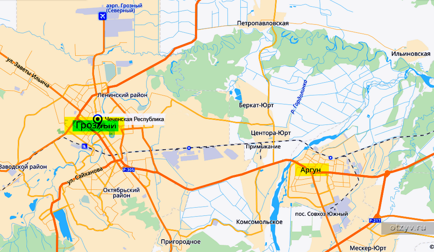 Карта грозный чеченская республика. Грозный на карте. Поселок Возрождение Грозный. Маршрут от Грозного до Аргуна. Чеченская Республика Грозненский район Ильиновская.