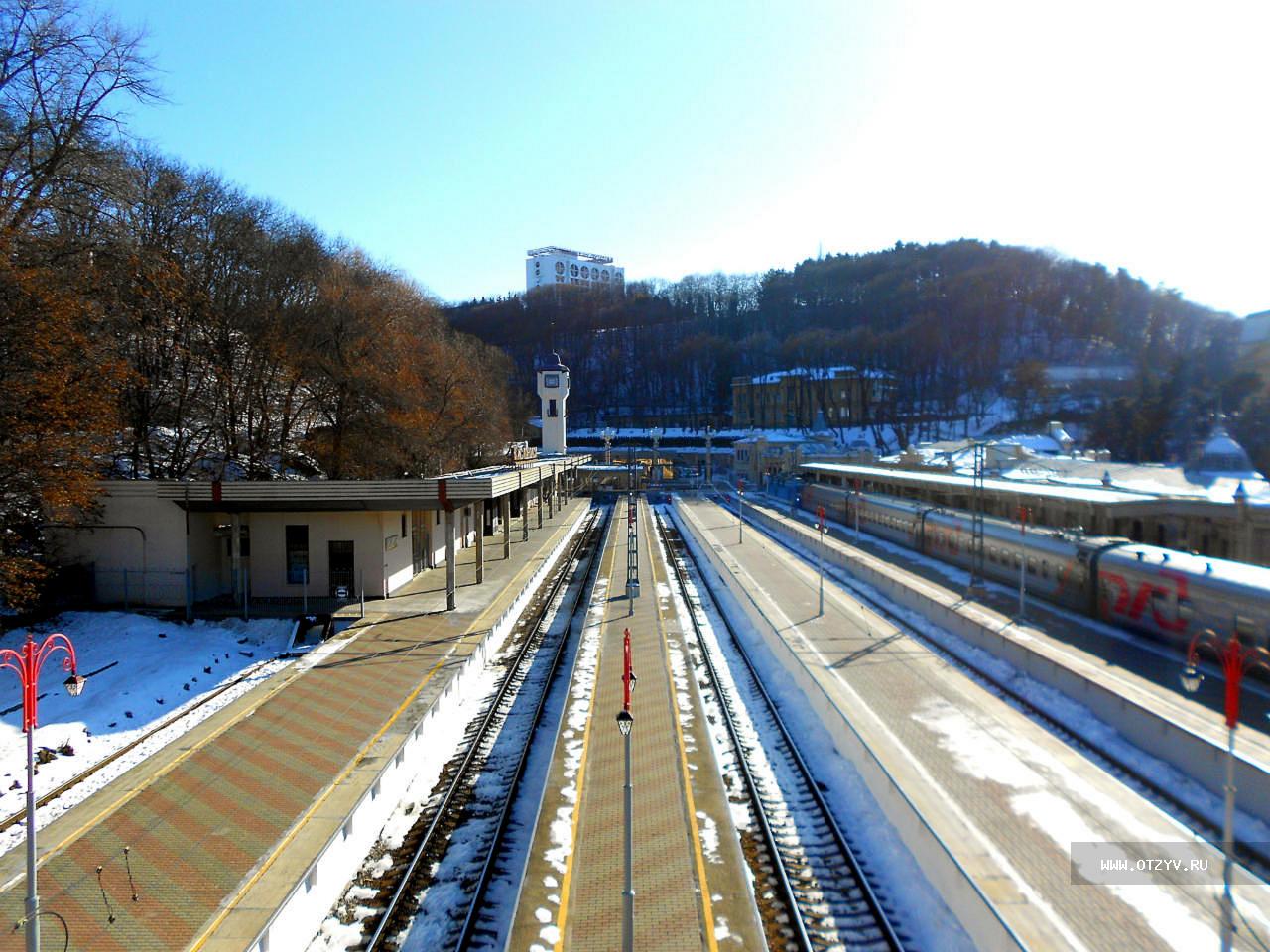 Станция Кисловодск зимой