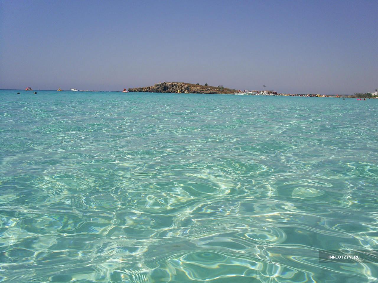 Пляж Нисси Бич Кипр