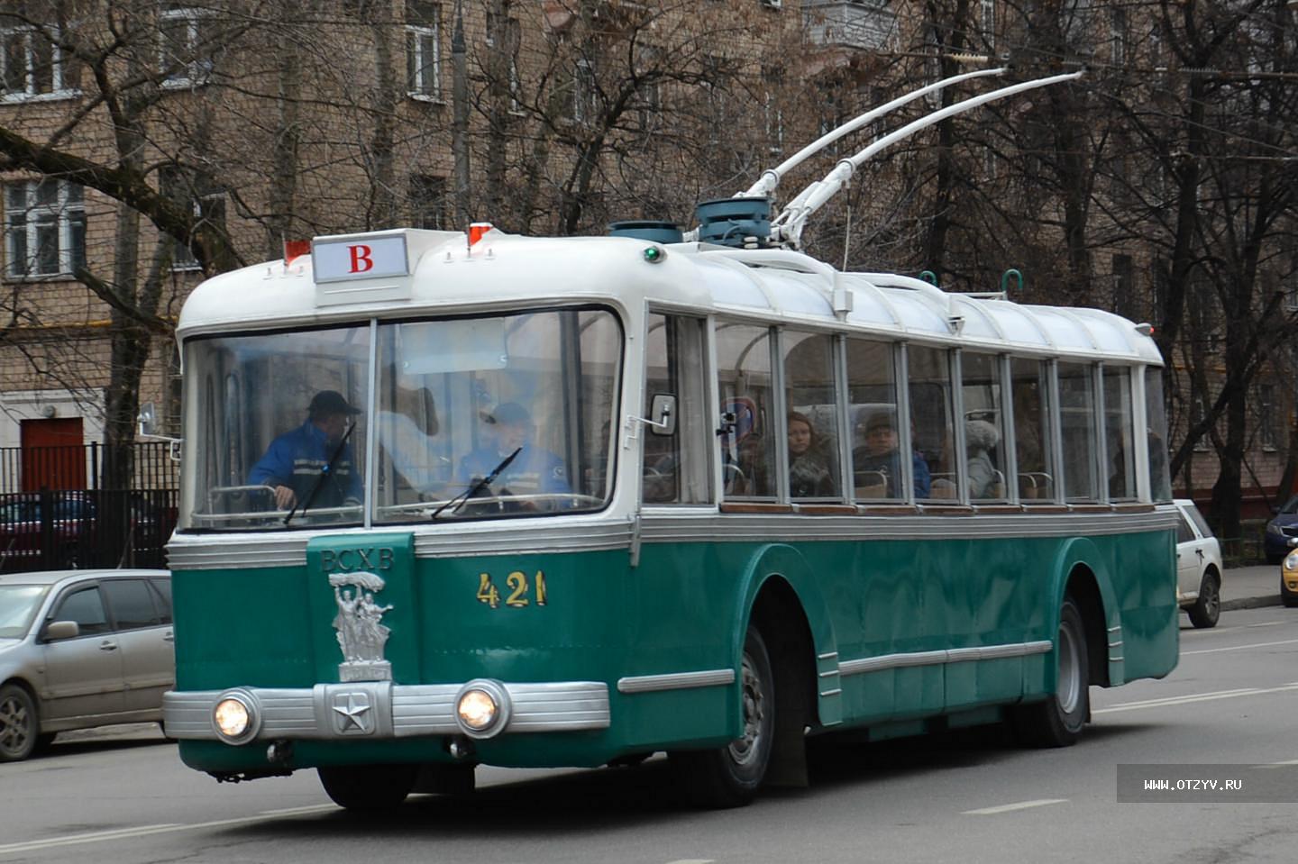 старые троллейбусы в москве