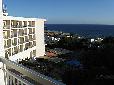 отель, вид с балкона