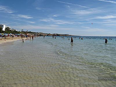Пляж Melissi Beach кристально чистая вода