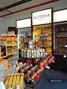 Брюссель, аутлет шоколадной фабрики Godiva