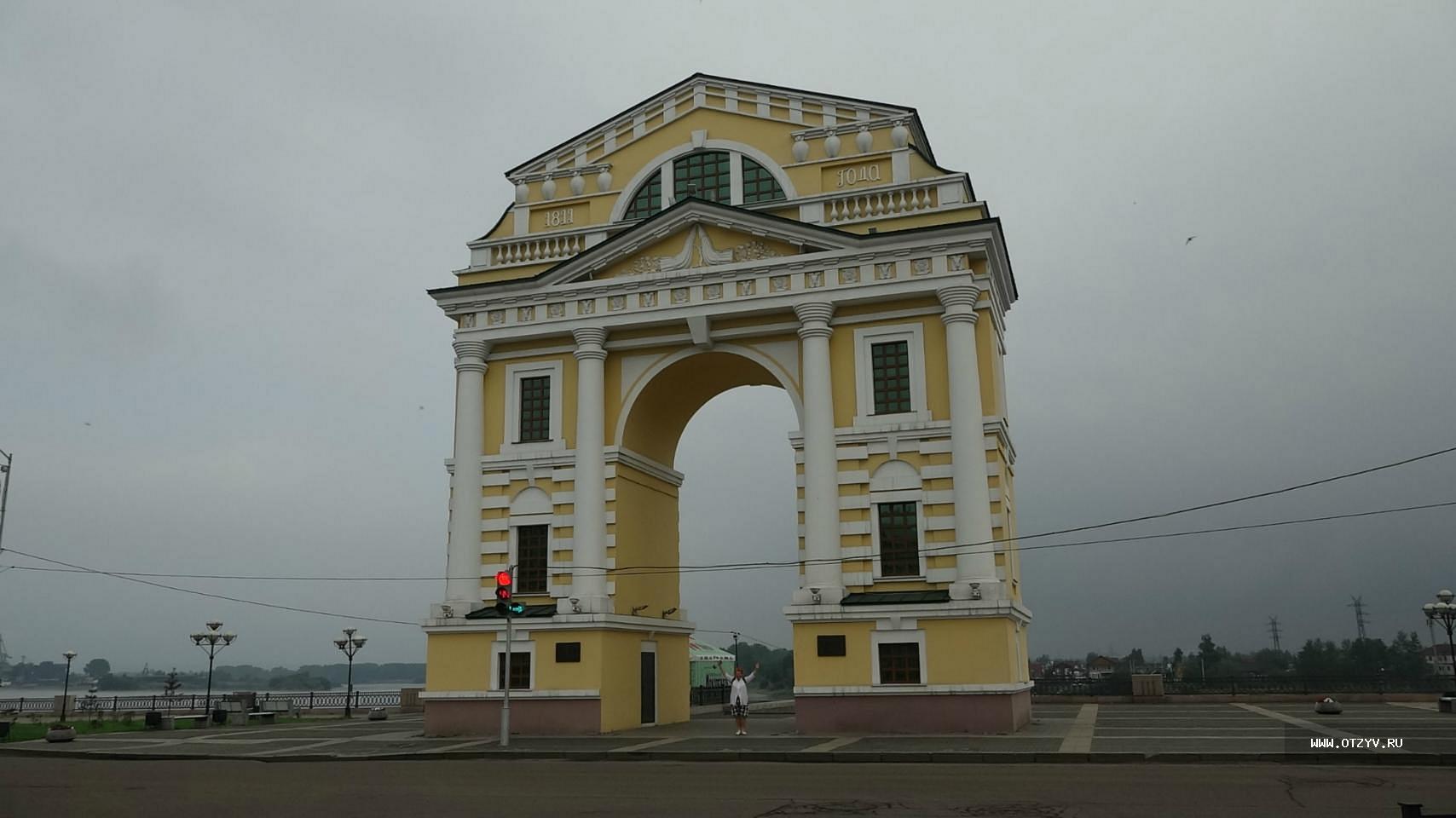 Нарисовать московские ворота иркутск