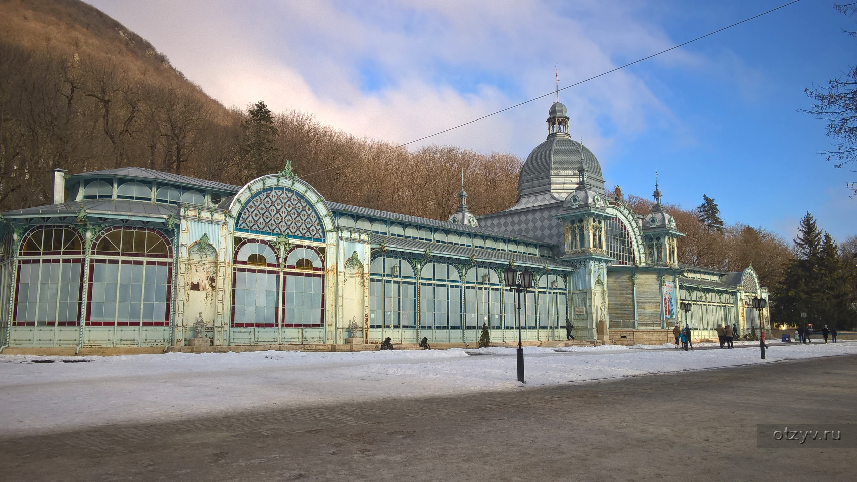 Железноводск Пушкинская галерея зимой