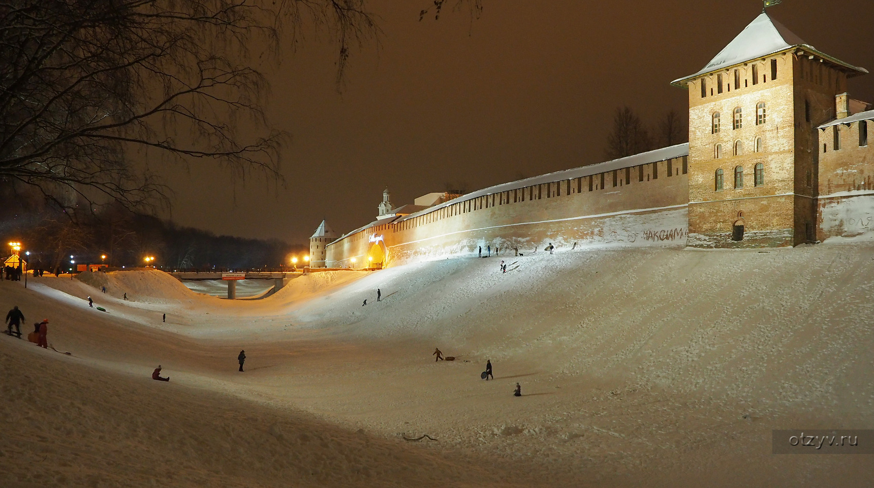Новгородский Кремль Великий Новгород зимой