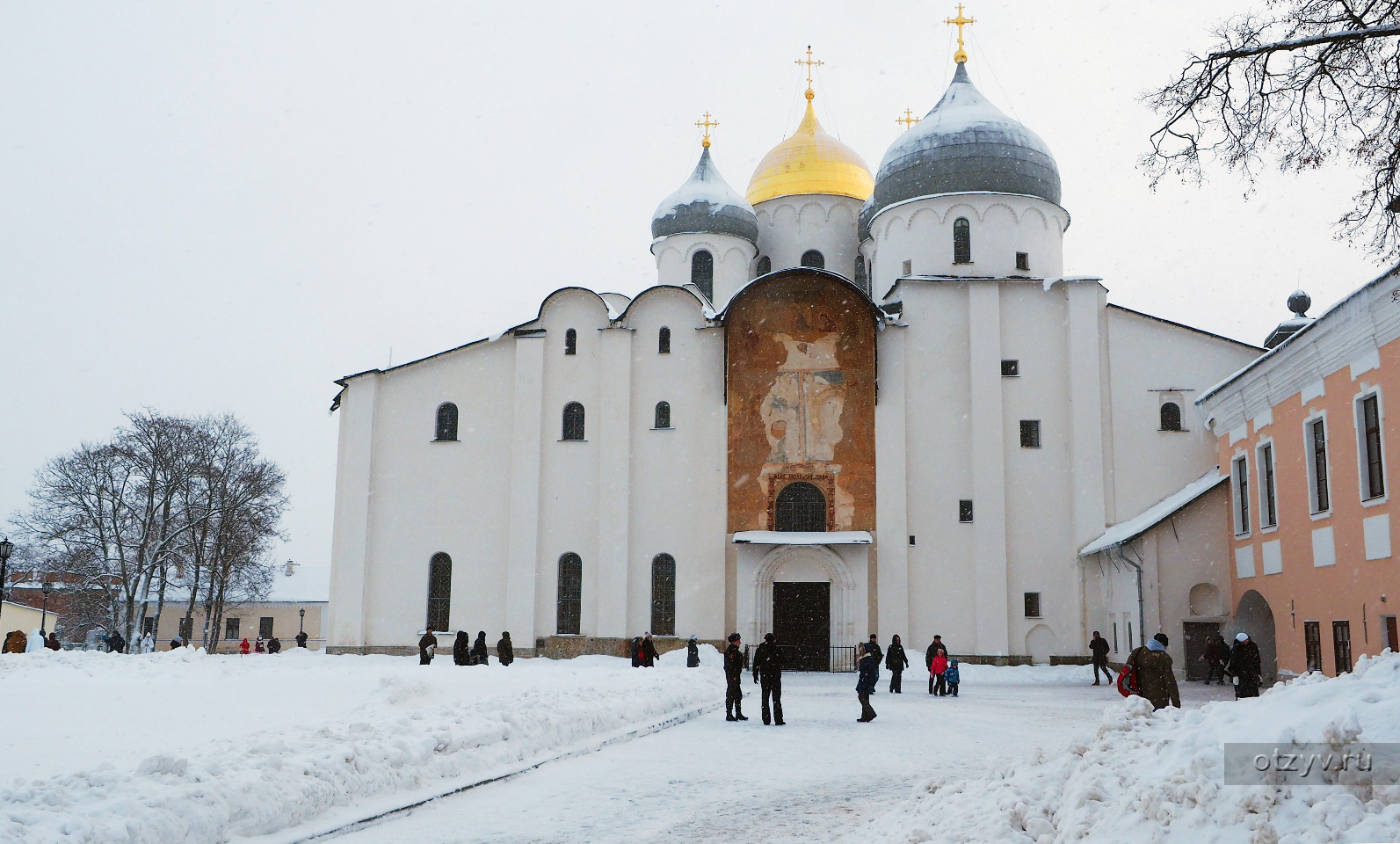Софийский собор в Новгороде зима