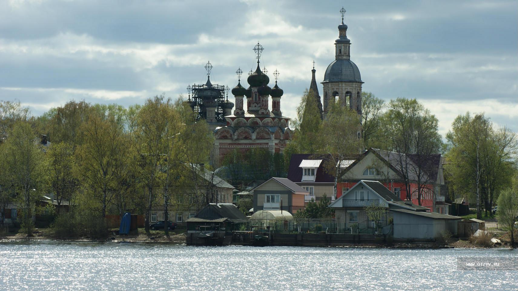 Старые виды город Осташково фото цветные