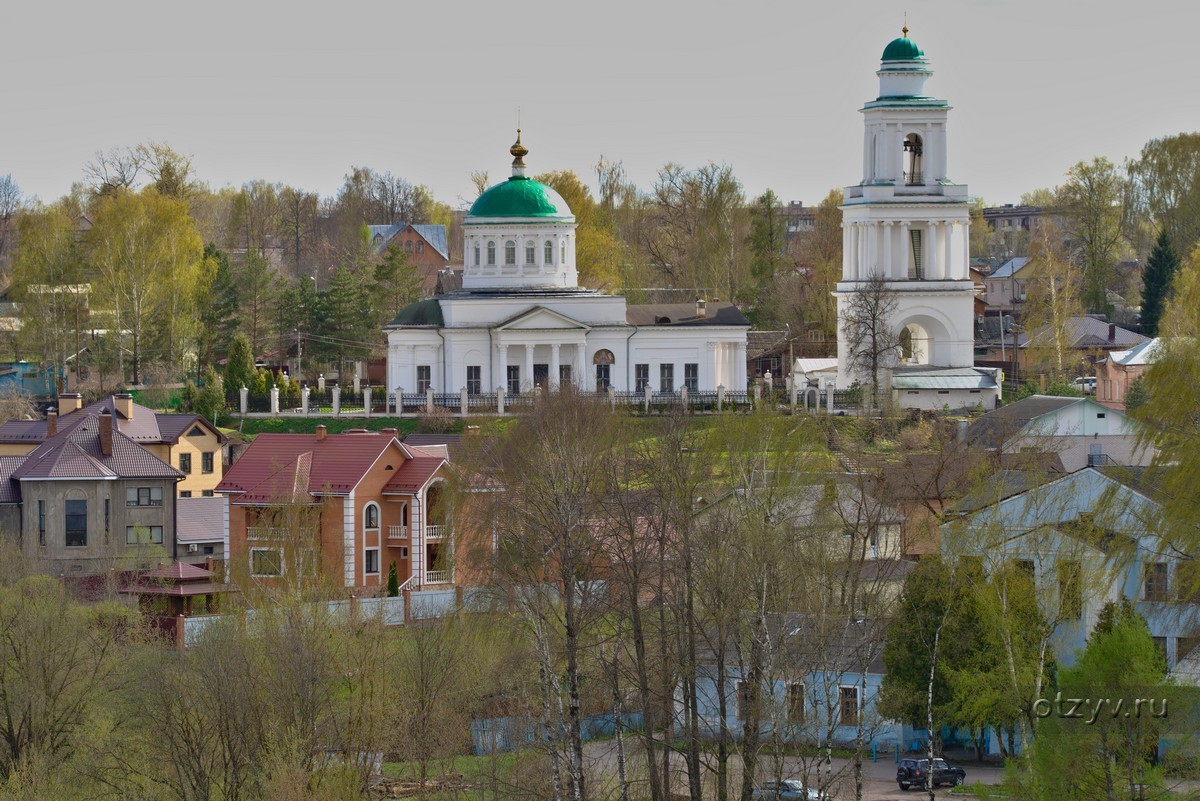 Старые виды город Осташково фото цветные